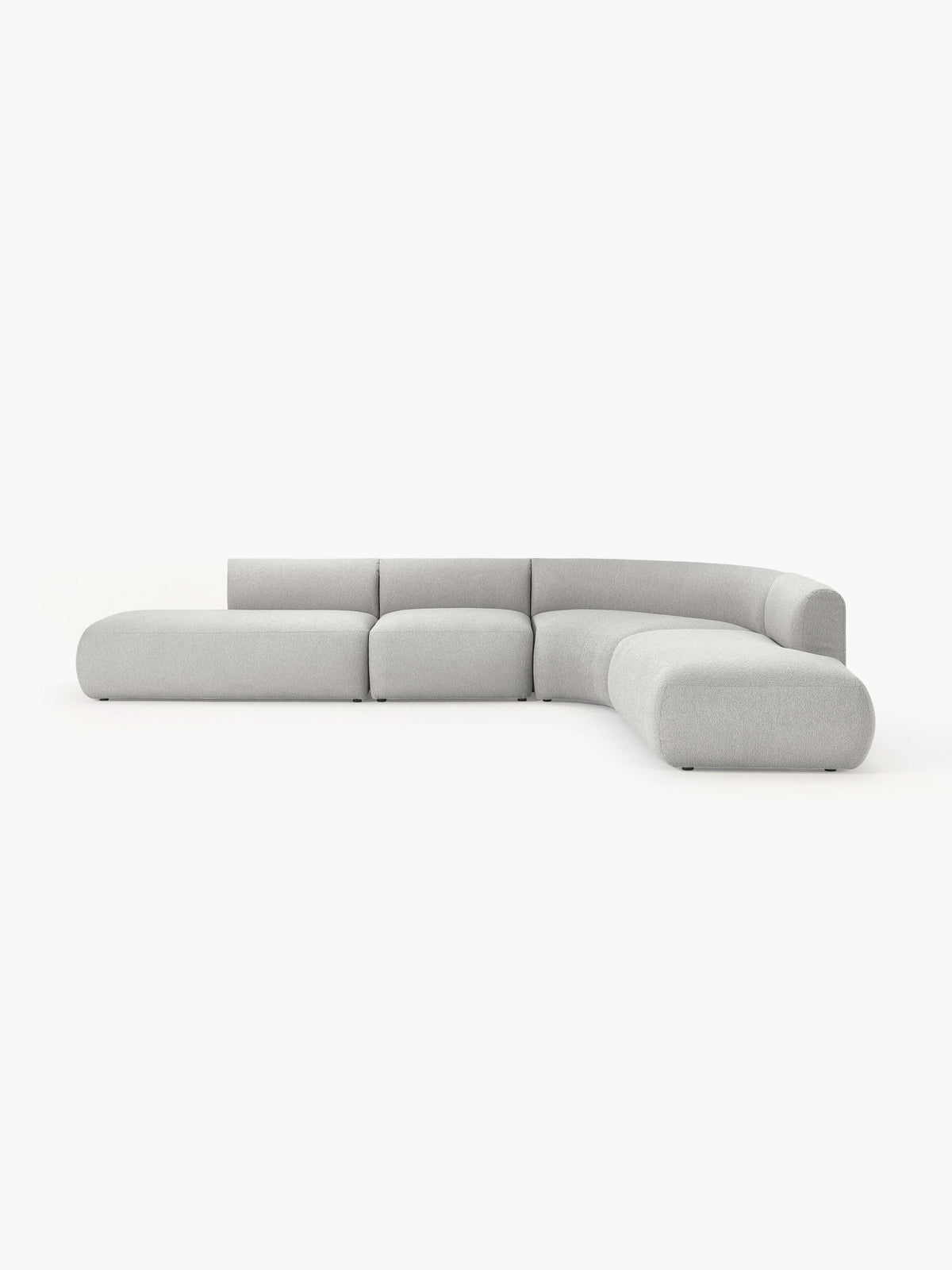 Sofia Modular Bouclé Corner Sofa (4-seater) — Barley