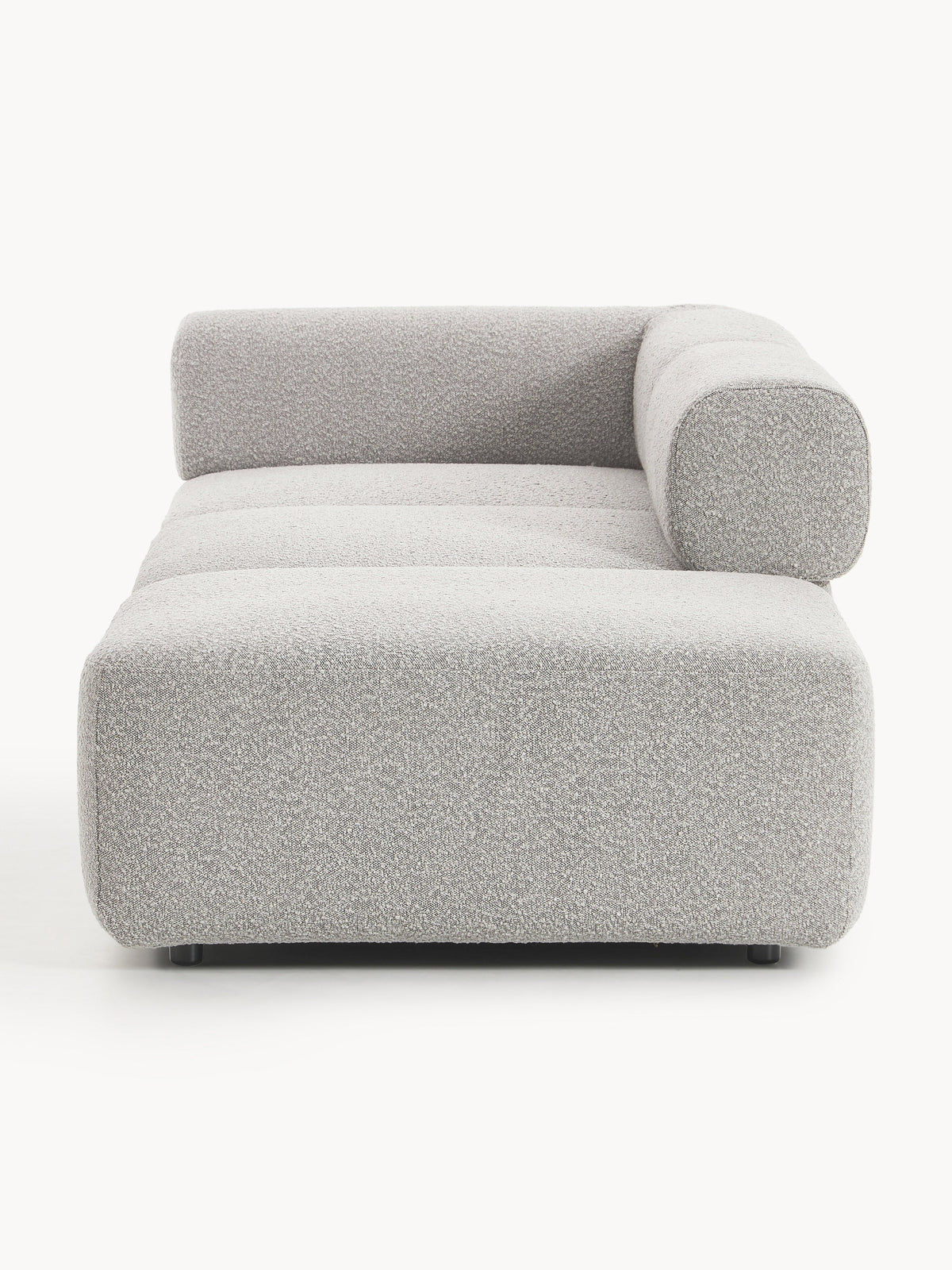 Anton Modular Bouclé-Ottoman — Lilac