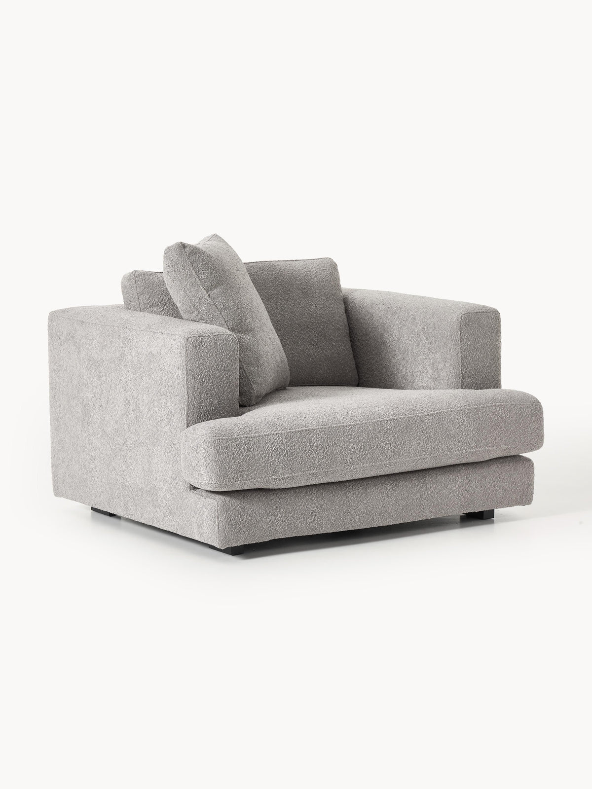 Tribeca Bouclé Armchair — Taupe