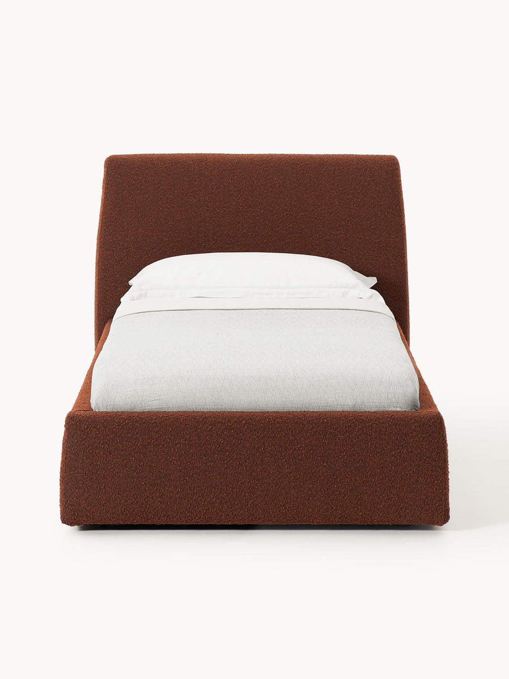 Cloud Bouclé-Single Bed — Clay