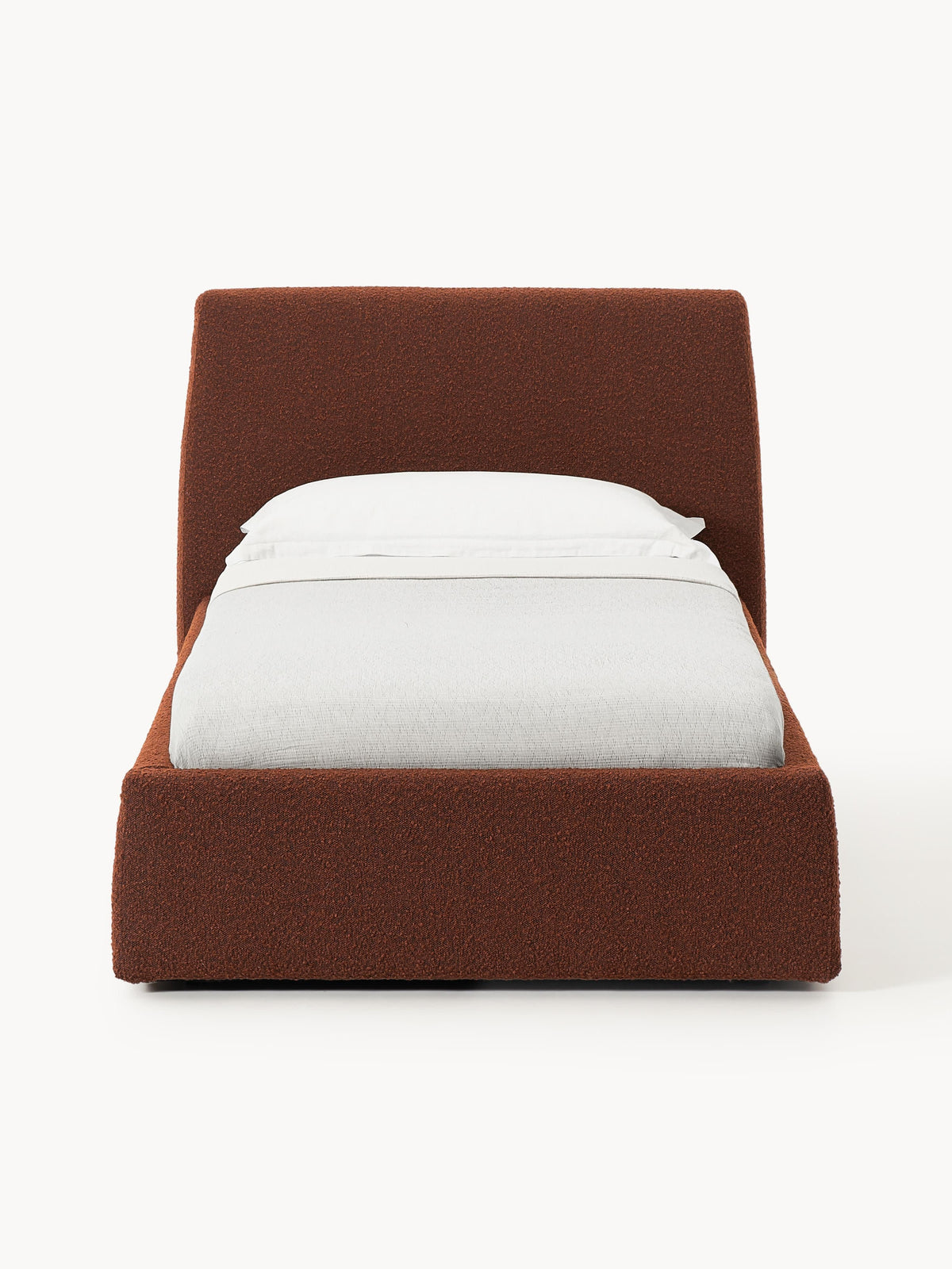Cloud Bouclé-Single Bed — Clay