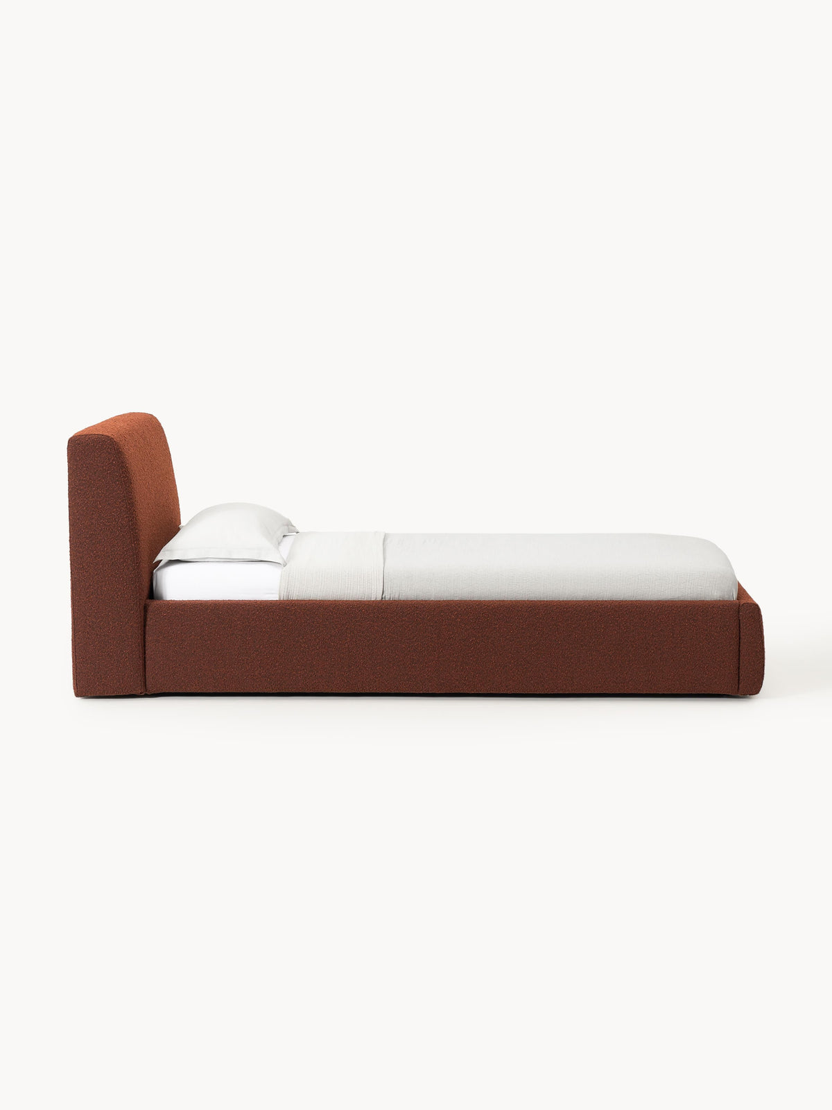Cloud Bouclé-Single Bed — Clay