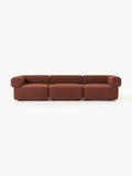 Anton Modular Bouclé Sofa (4-seater) — Brown