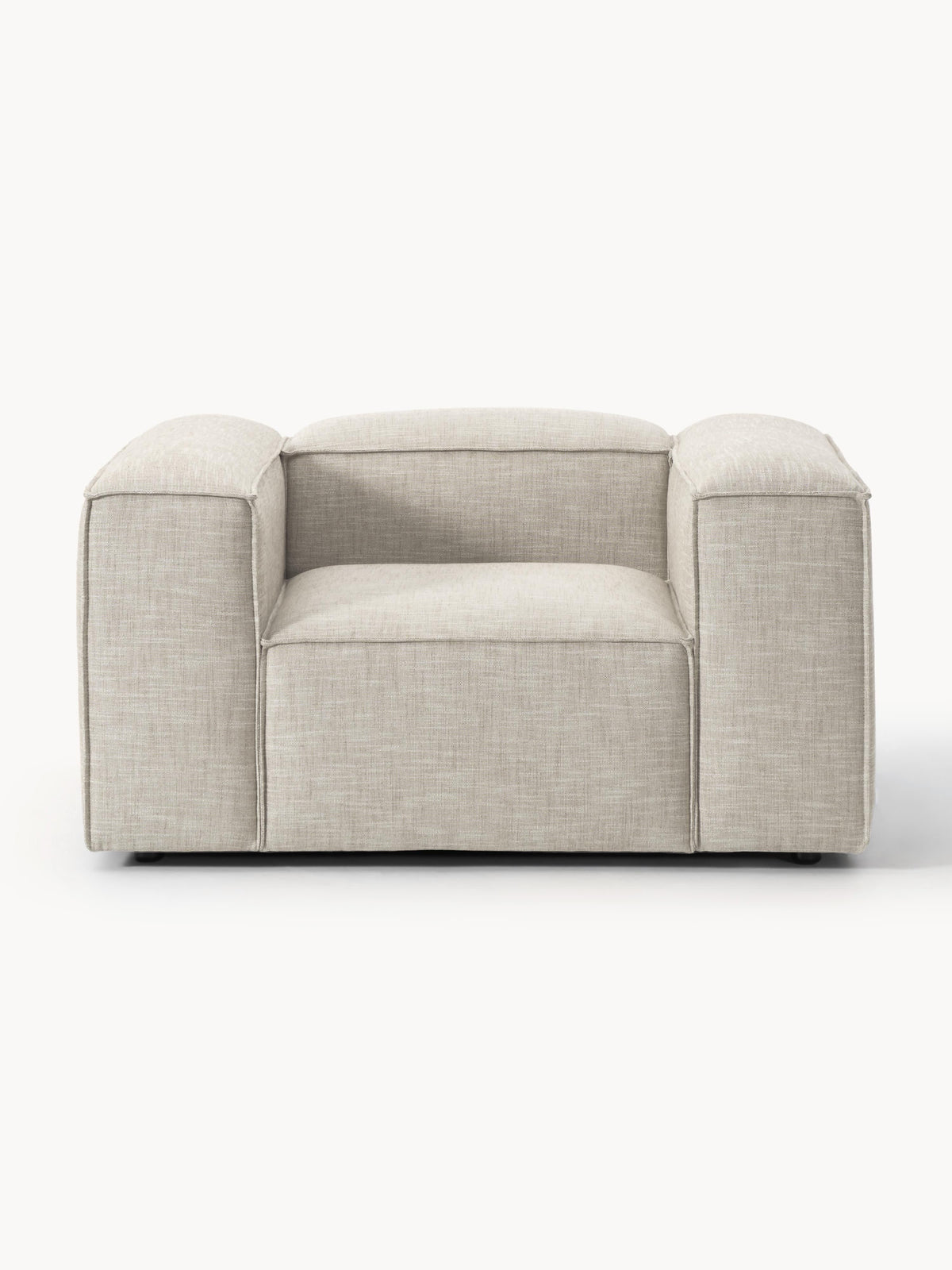 Lennon Armchair in Linen Blend — Oatmeal