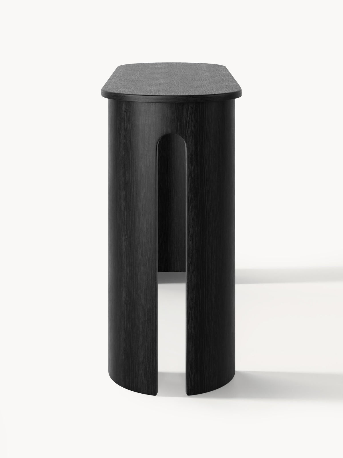 Inola Wood-Console Table — Light Grey