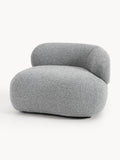 Alba Bouclé Lounge Chair — Grey