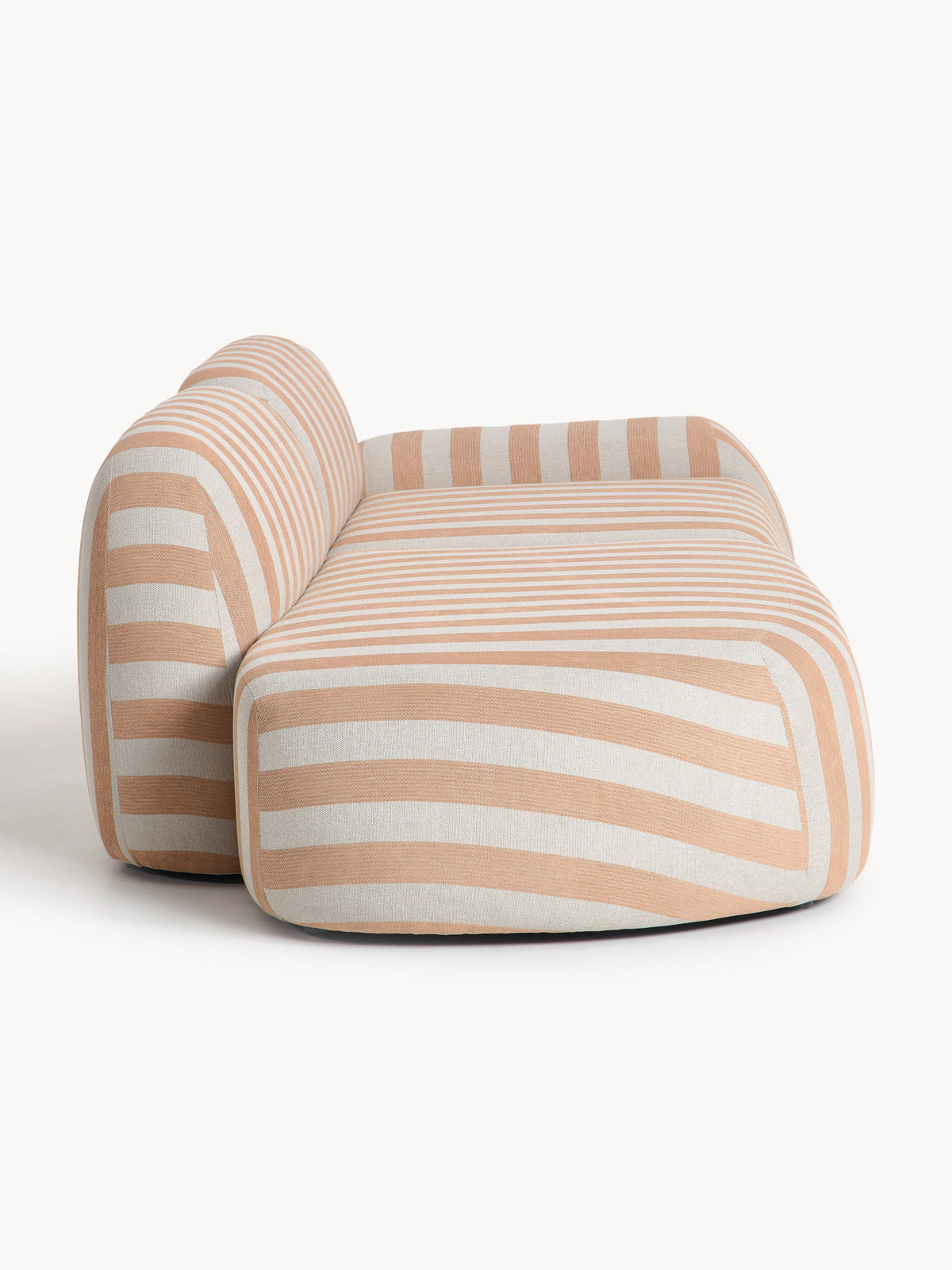 Wolke Modular Striped Sofa (3-seater) — Beige