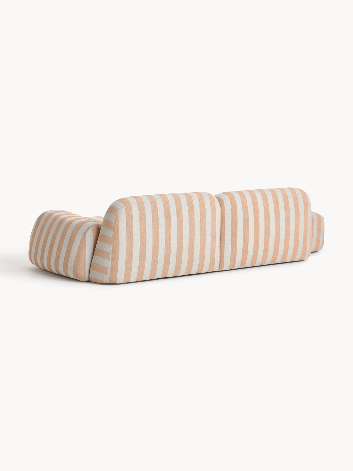 Wolke Modular Striped Sofa (3-seater) — Beige