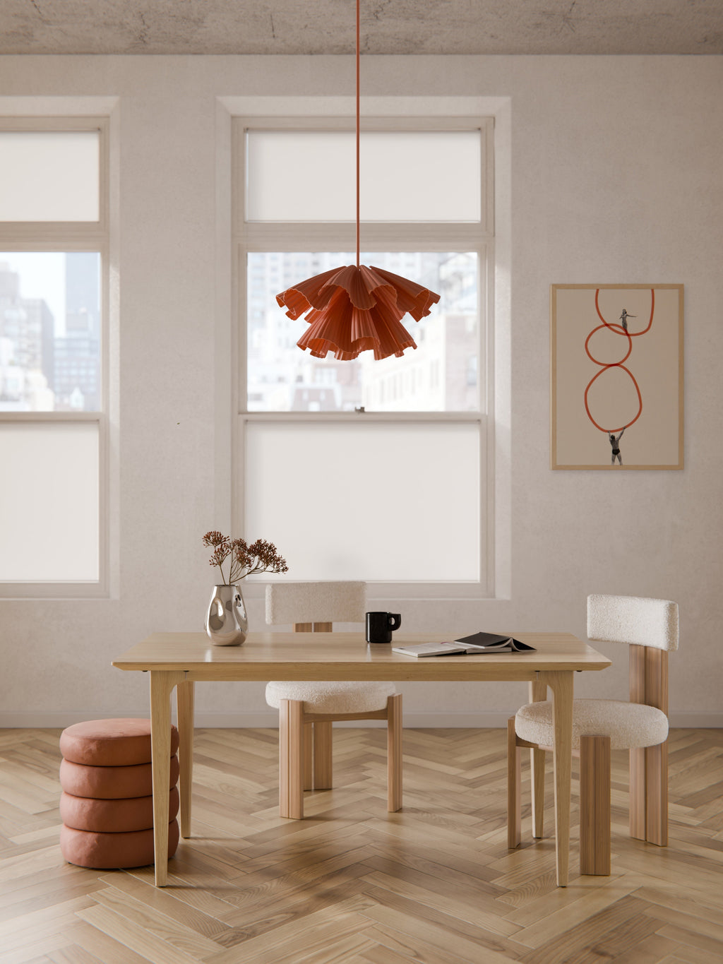 Archie Dining Table in Oak, in various sizes — Sand