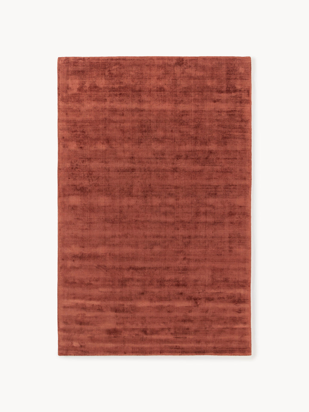 Jane Handwoven Viscose Rug — Red
