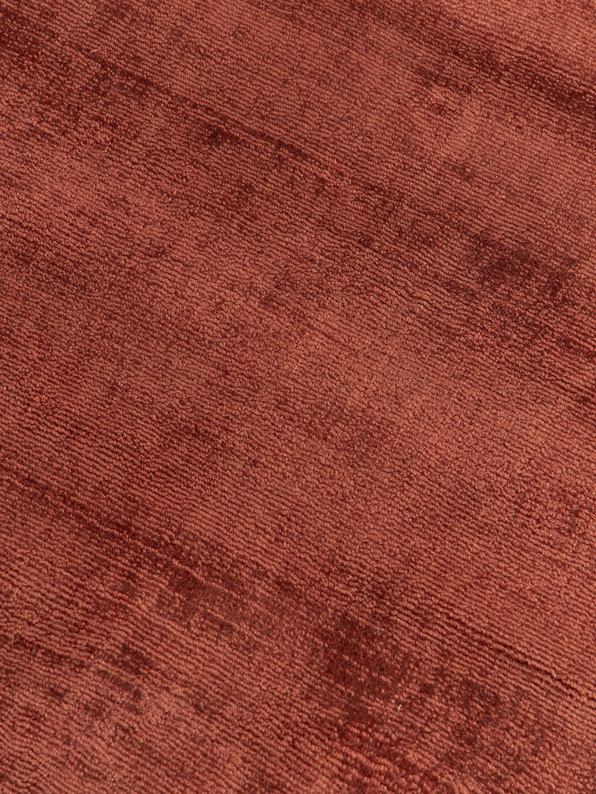 Jane Handwoven Viscose Rug — Red