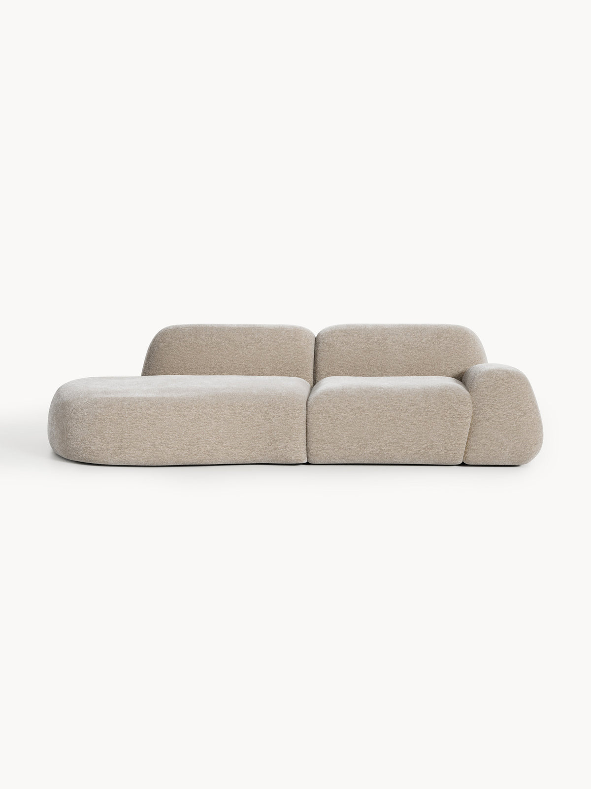 Wolke Modular Sofa (3-seater) with Chaise Longue — Oatmeal