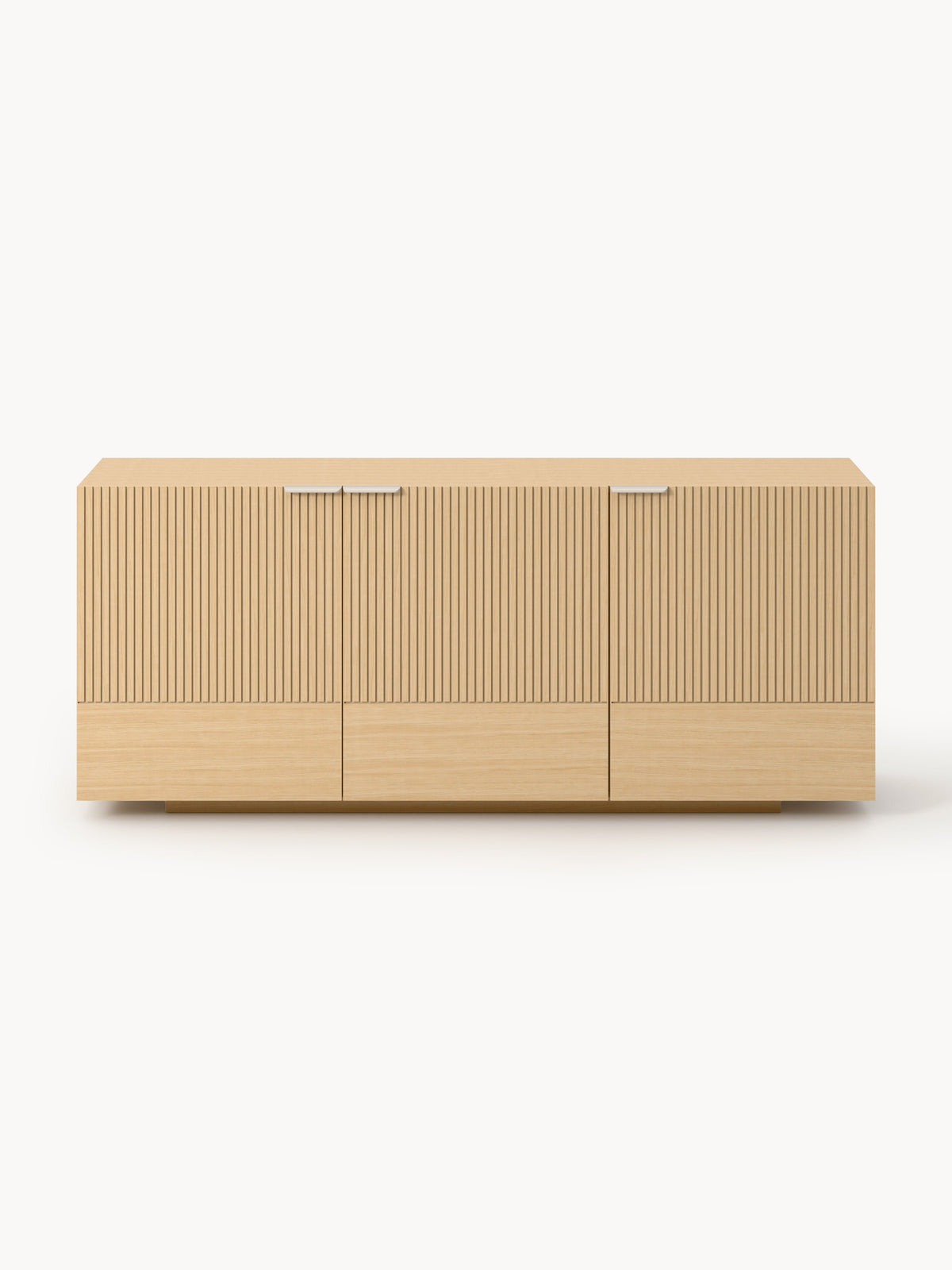 Sato Wooden Sideboard — Warm Grey