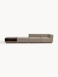 Colin Modular Sofa (4-seater) with Coffee Table & Ottoman — Taupe