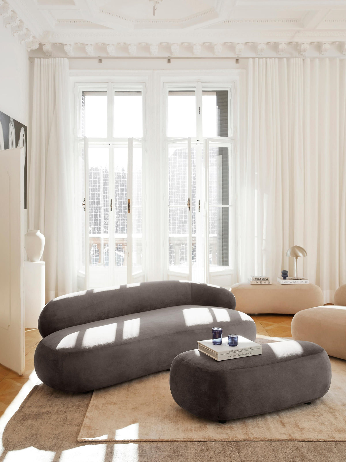 Alba Sofa (3-seater) — Dark Grey