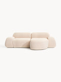 Wolke Modular Bouclé Corner Sofa (3-seater) — Blush