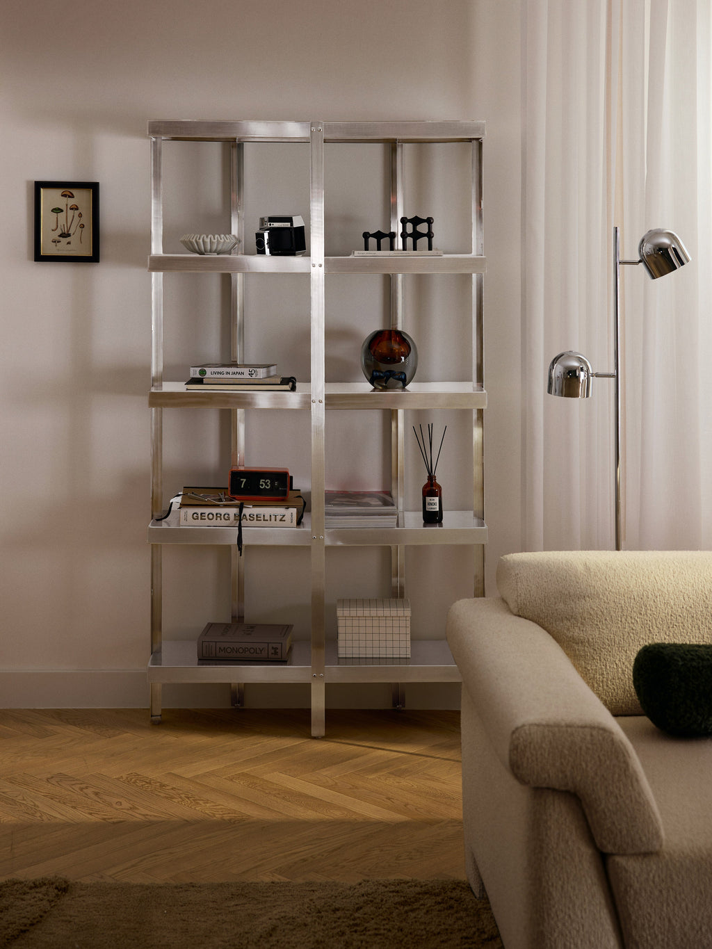 Vana Large Shelving Unit — Ivory