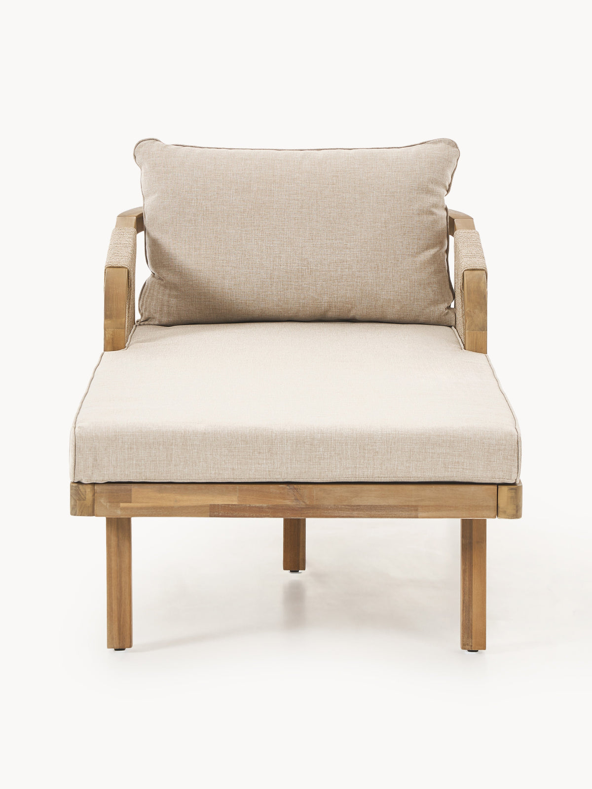 Lu Garden Daybed in Acacia — Beige