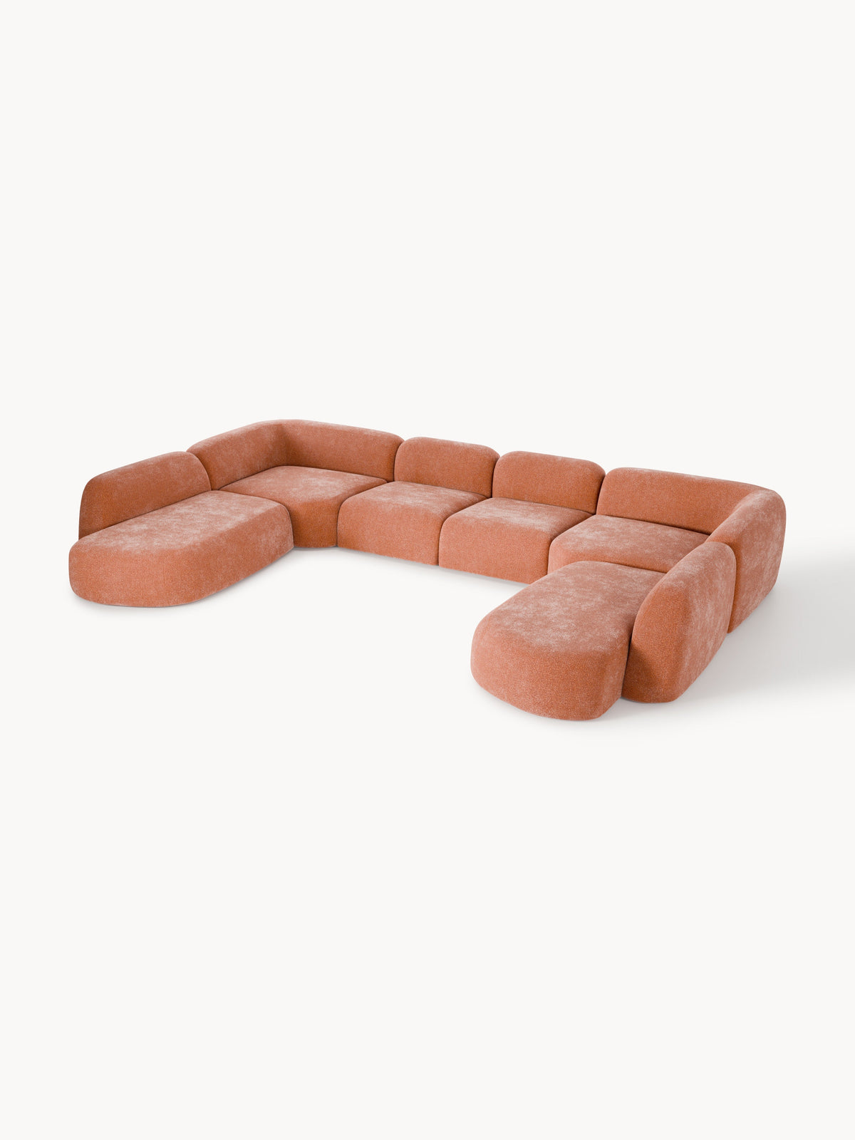 Wolke Modular XL Sofa — Camel