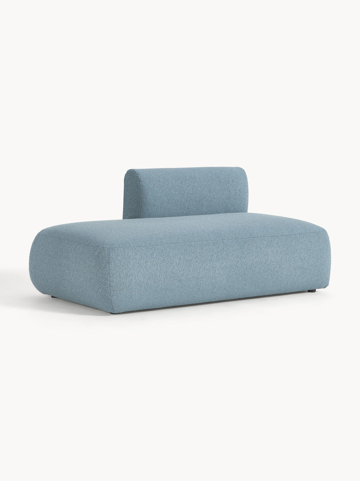 Sofia Bouclé-Chaise-Module — Grey