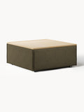 Lennon Sofa Ottoman in Bouclé with Storage — Khaki