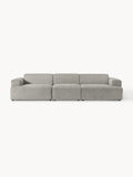Melva Corduroy-Sofa (4-seater) — Grey