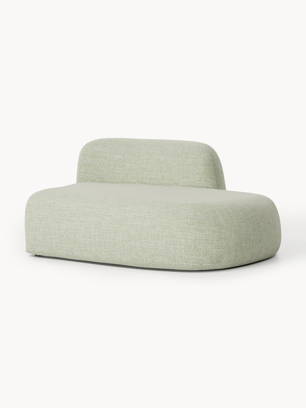 Wolke Bouclé-Chaise-Module — Oatmeal