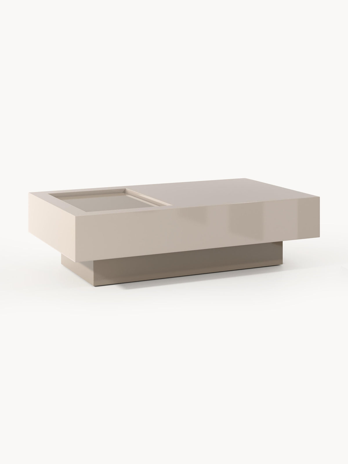 Alessa Coffee Table with Storage, B 120 cm — Sage