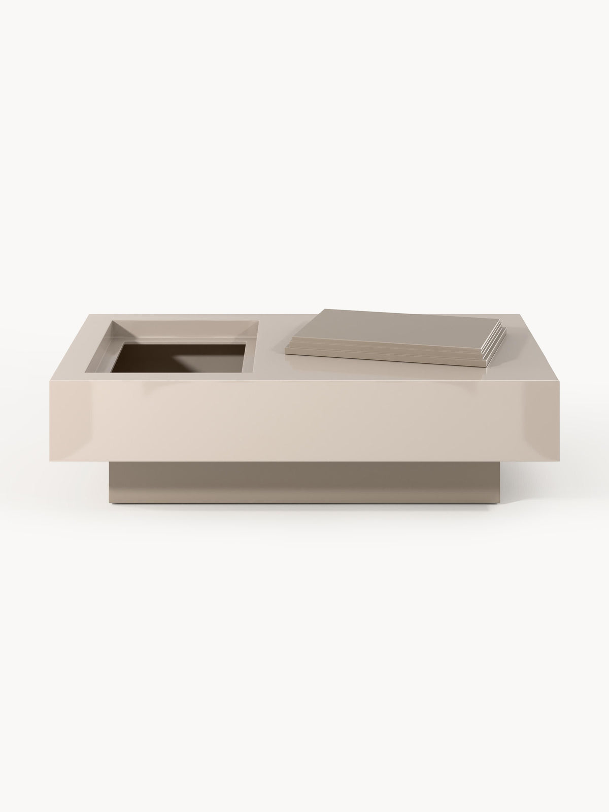 Alessa Coffee Table with Storage, B 120 cm — Sage