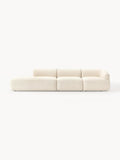 Sofia Modular Bouclé-Chaise (2-seater) — Off-White