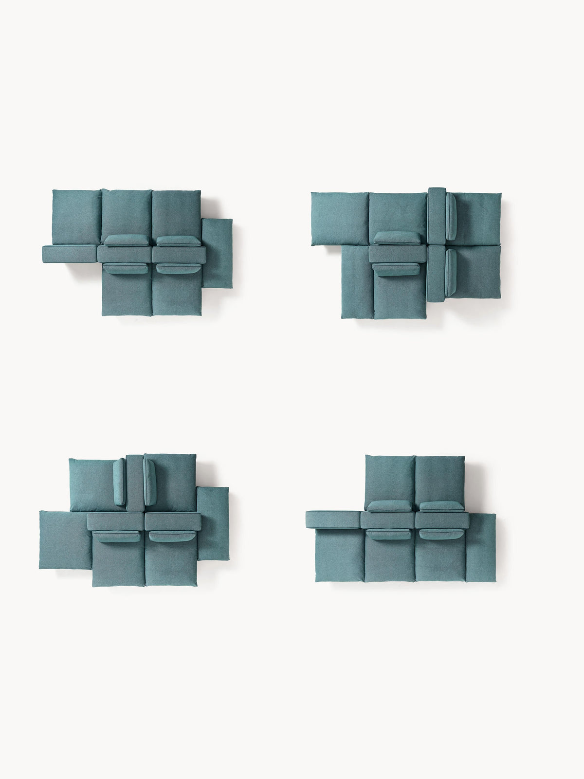 Felix Modular XL Sofa — Teal