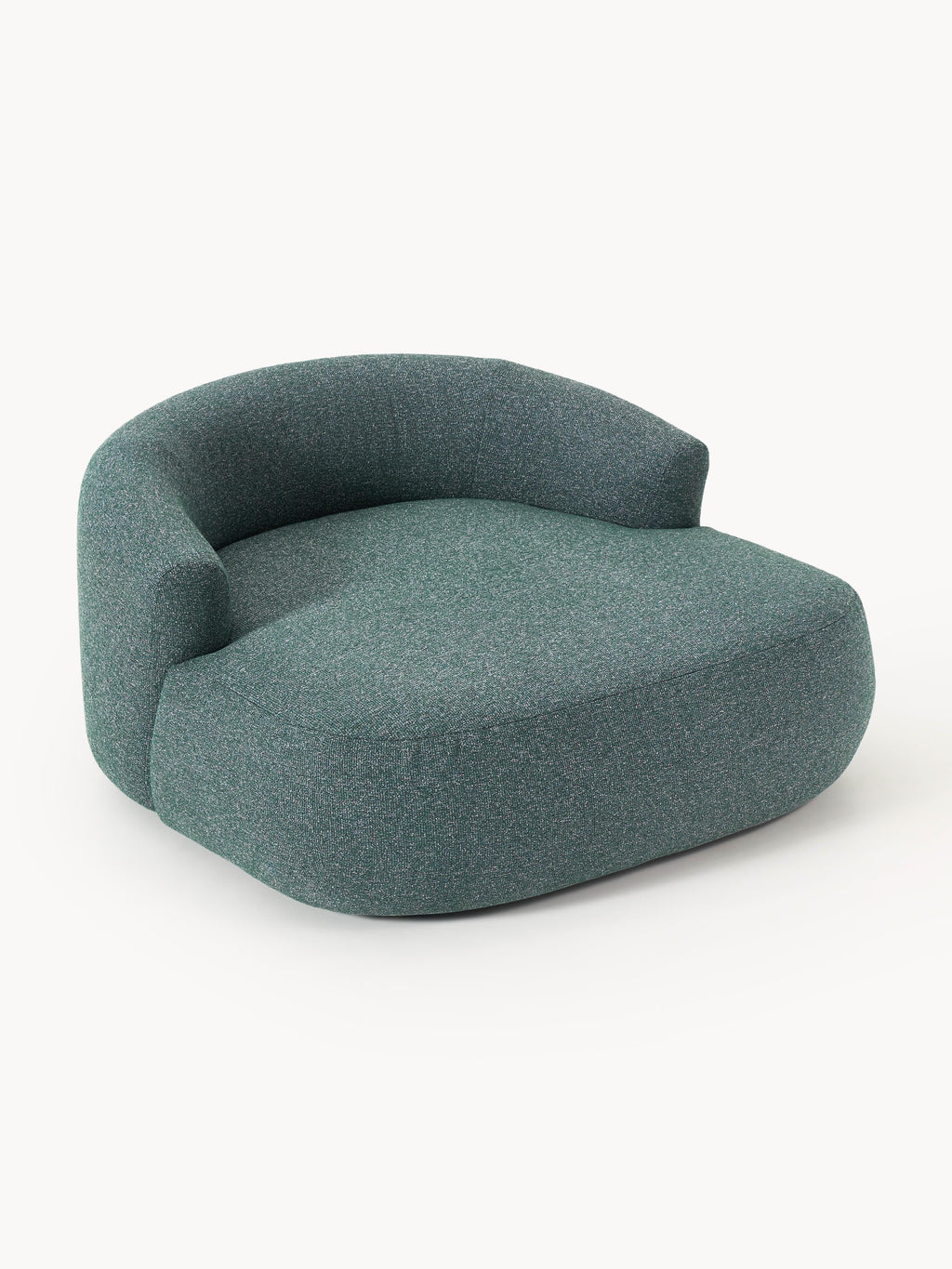 Sofia Bouclé-XL-Lounge Chair — Dark Grey
