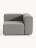 Lena Bouclé Corner Module — Dark Grey