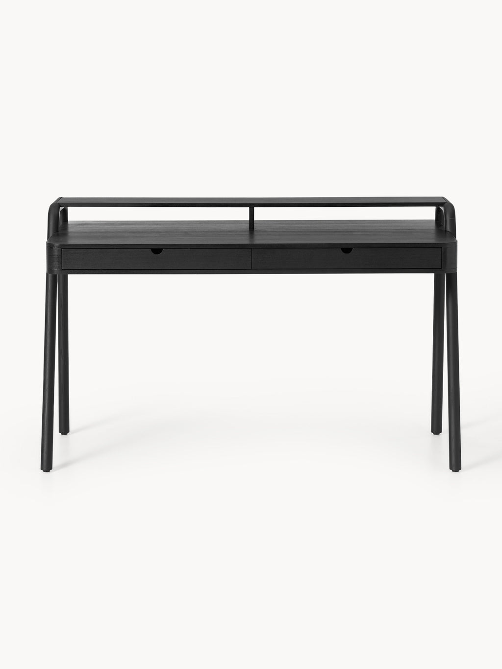 Evrak Desk with Drawers — Slate Grey