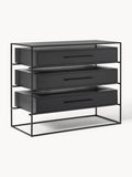 Lyle Chest of Drawers in Mango Wood — Anthracite