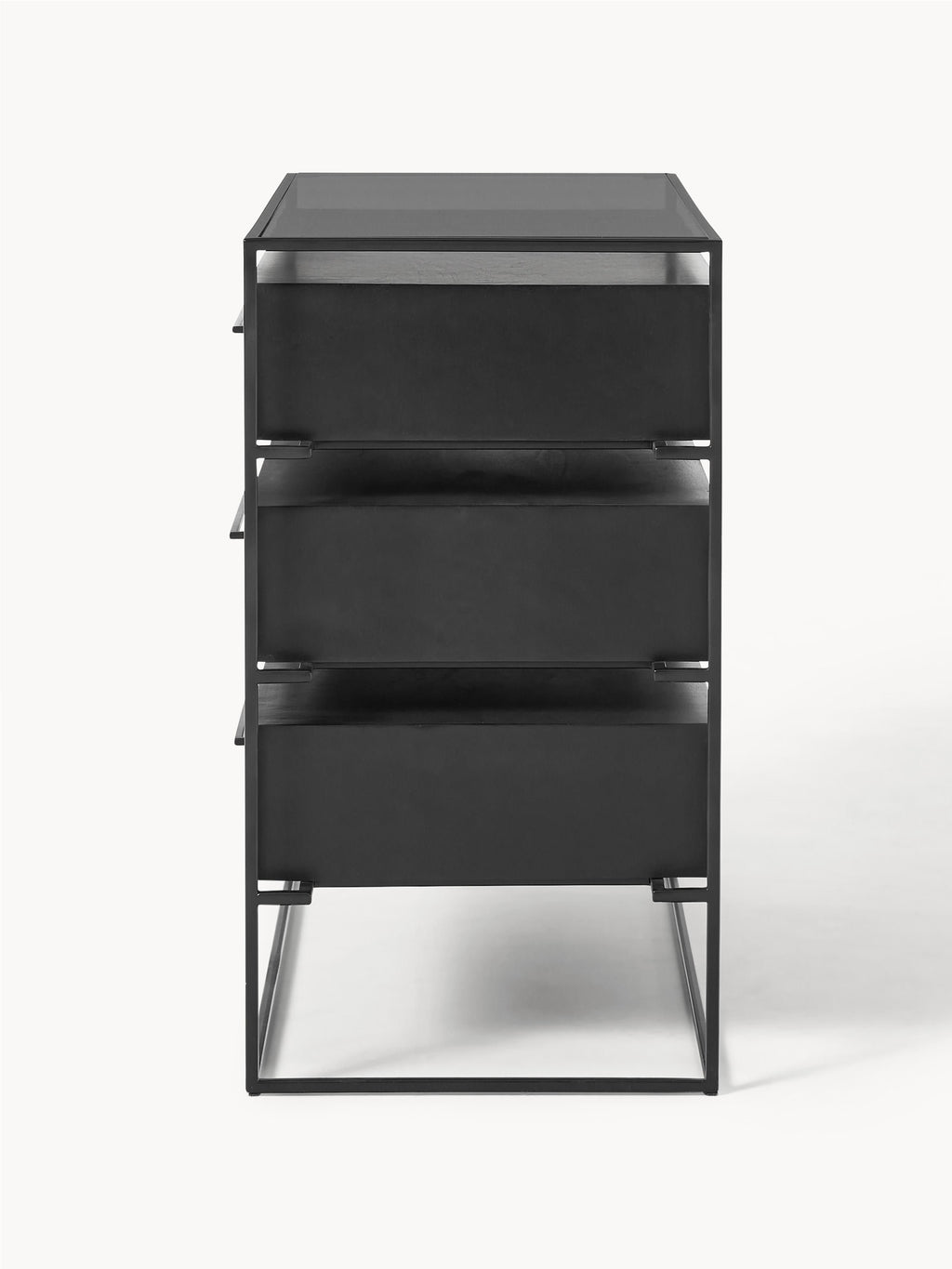 Lyle Chest of Drawers in Mango Wood — Anthracite