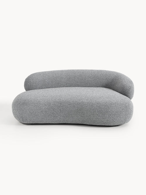 Alba Bouclé Sofa (2-seater) — Grey