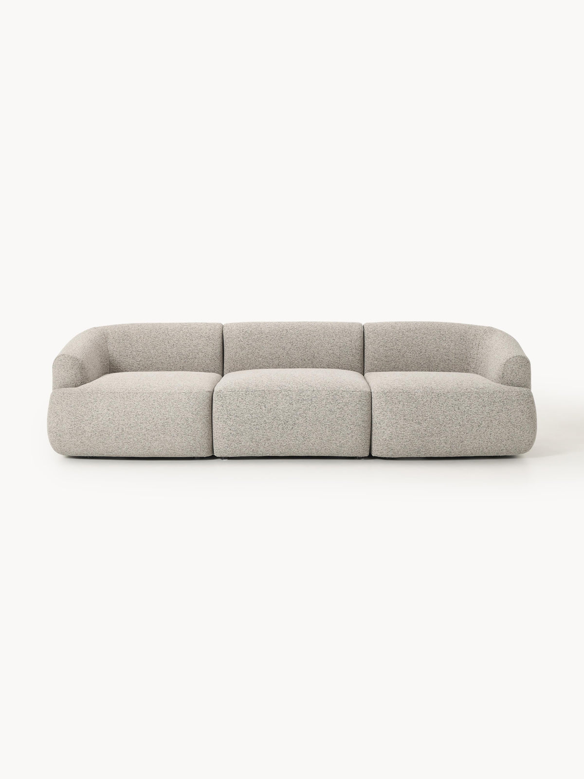 Sofia Modular Bouclé Sofa (3-seater) — Sand Beige