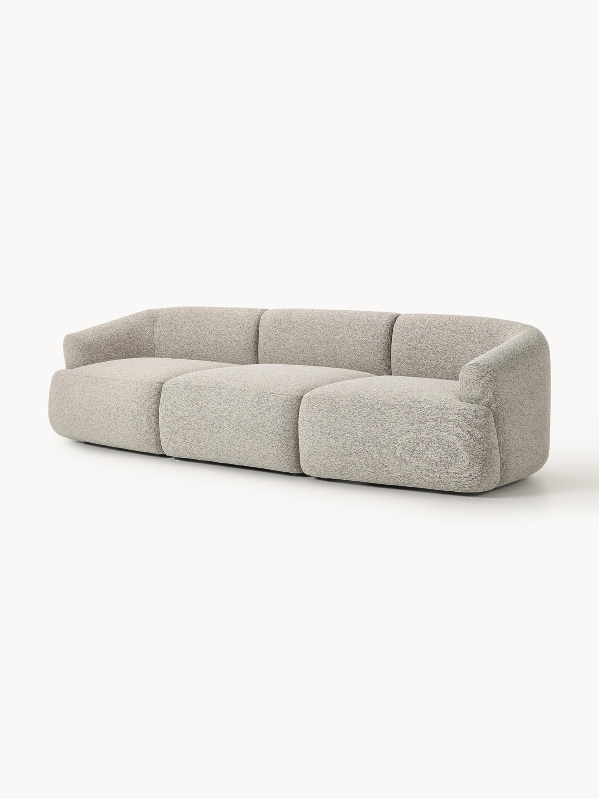 Sofia Modular Bouclé Sofa (3-seater) — Sand Beige