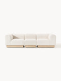 Natalie Modular Sofa (3-seater) in Teddy Bouclé — Off-White