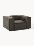 Lennon Armchair in Leather — Anthracite