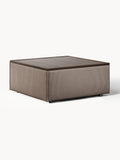 Lennon Sofa Ottoman in Corduroy with Storage — Slate Grey