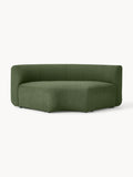 Sofia Round Bouclé Corner Module — Green