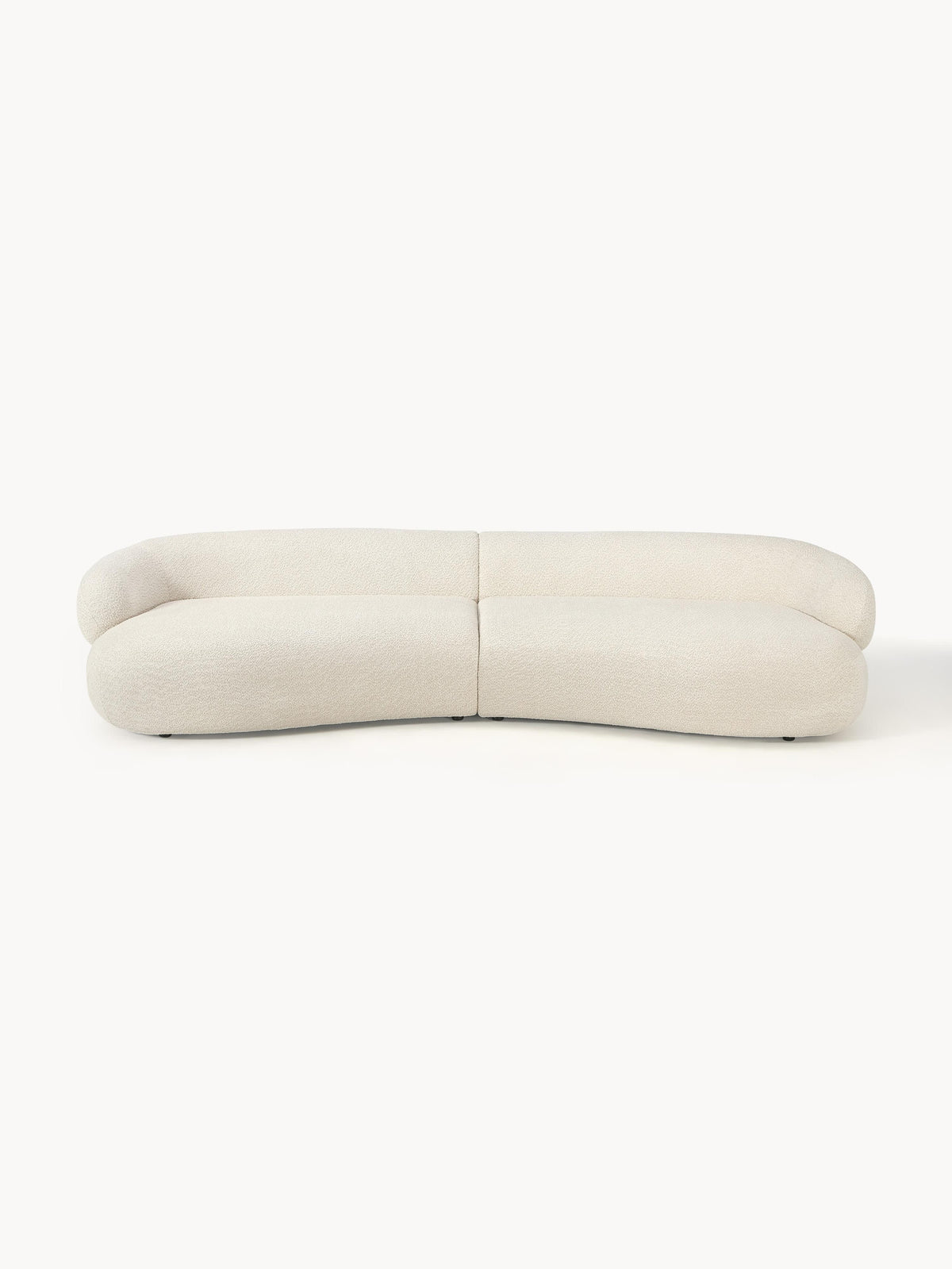 Alba Sofa (4-seater) in Teddy Bouclé — Off-White