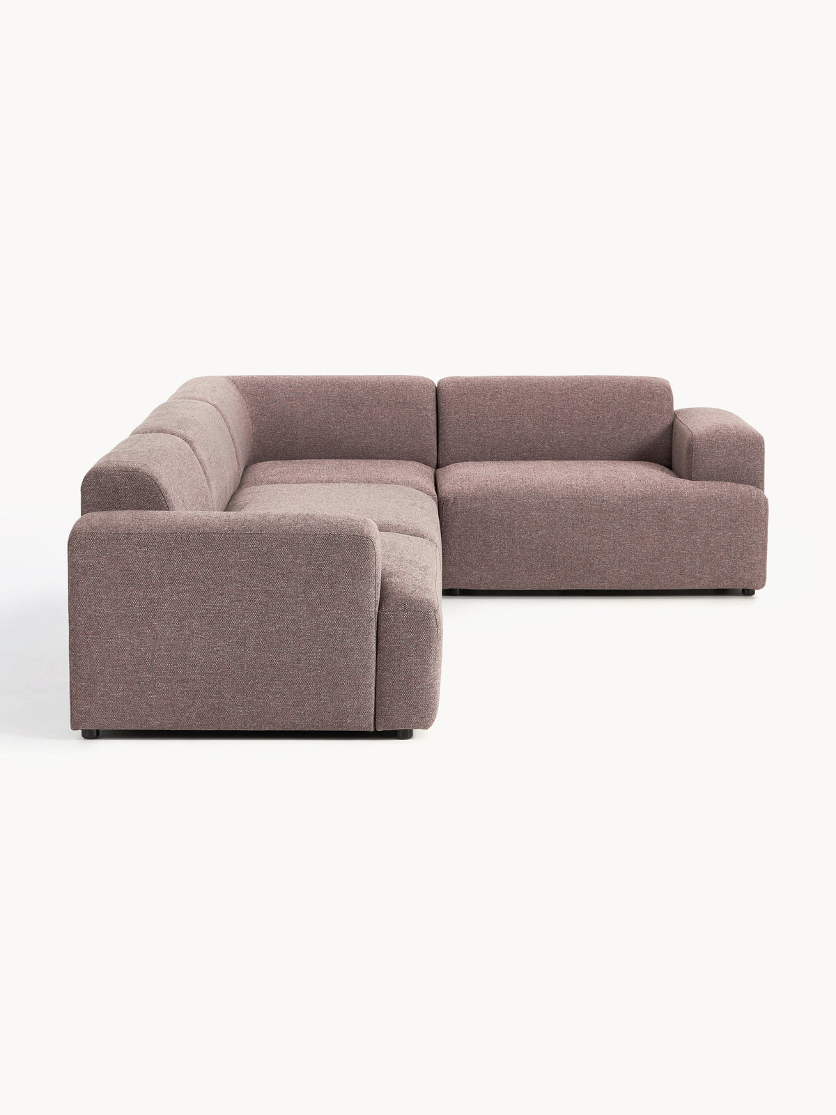Melva Large Corner Sofa (4-seater) — Taupe