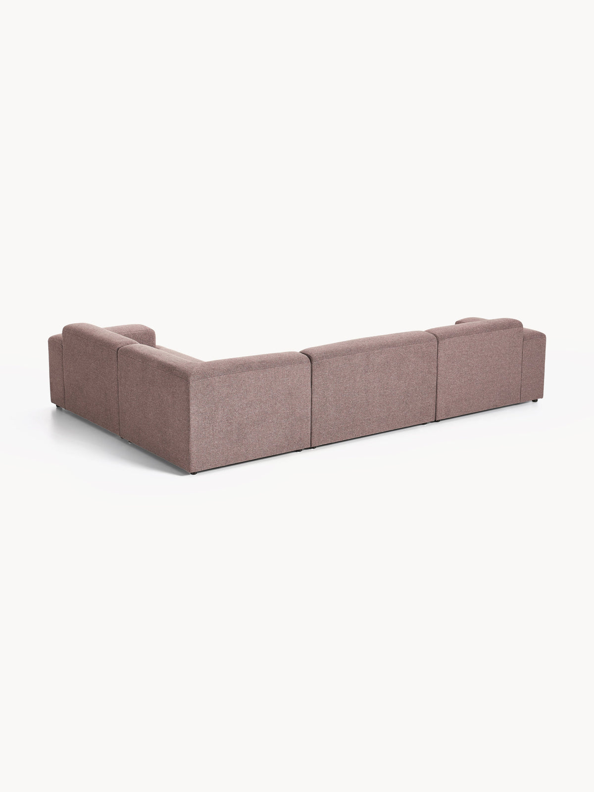 Melva Large Corner Sofa (4-seater) — Taupe
