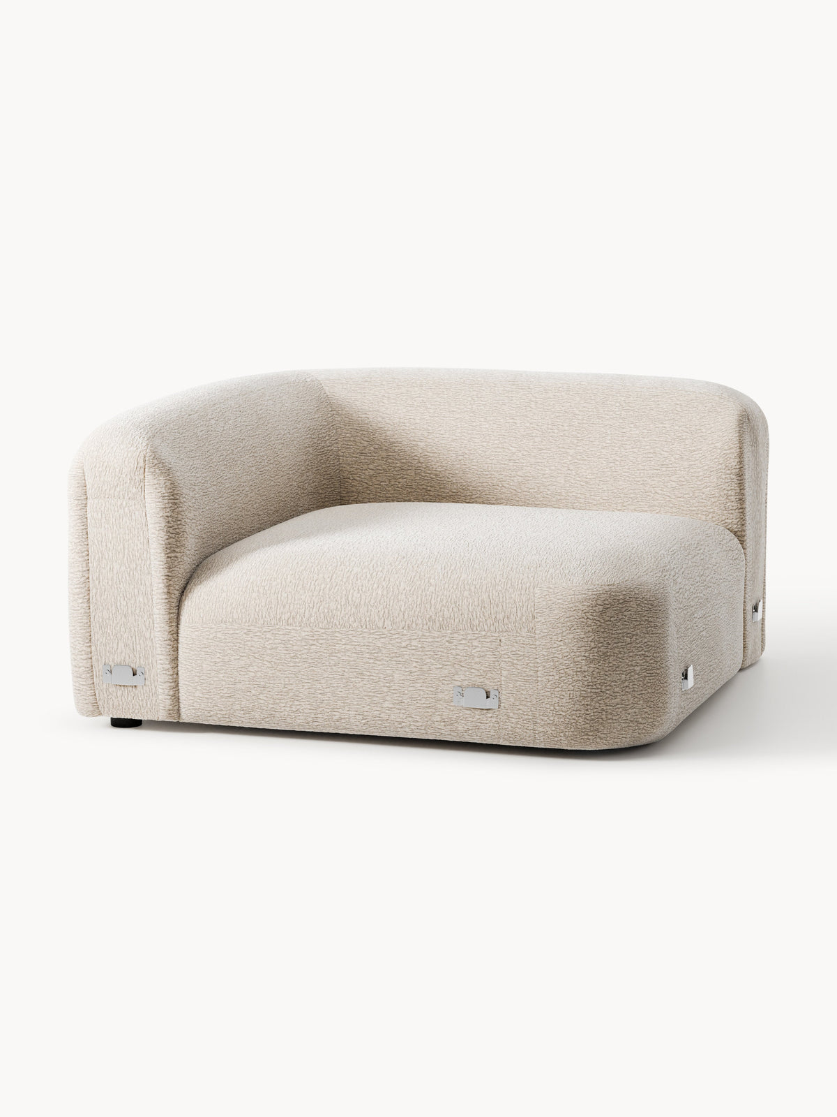 Wolke Round Corner Module — Oatmeal