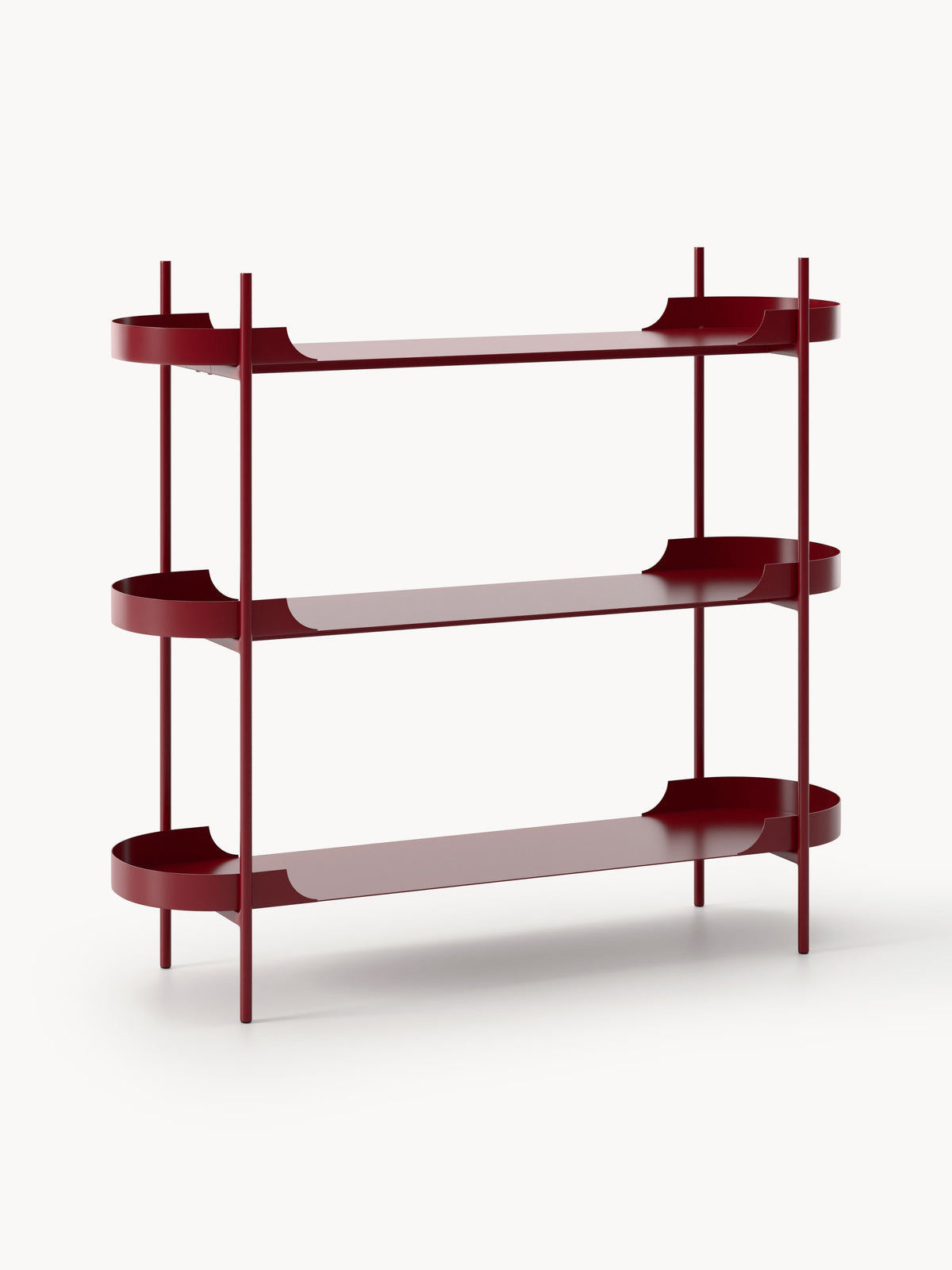 Taru Metal-Shelving Unit — Oatmeal