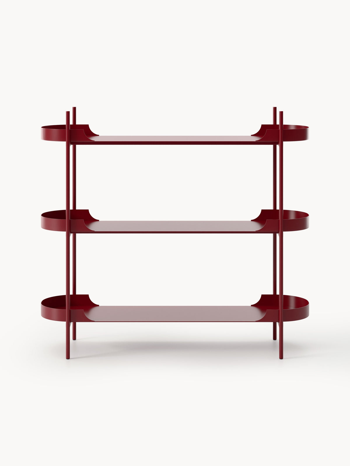 Taru Metal-Shelving Unit — Oatmeal