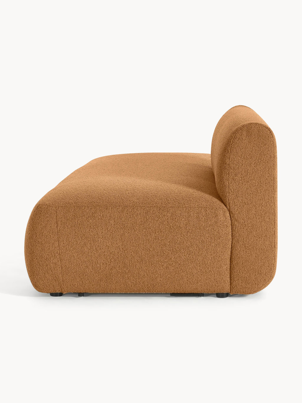 Sofia Bouclé-Chaise-Module — Caramel